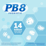 Nutrition Now PB8 Probiotic capsules in hand