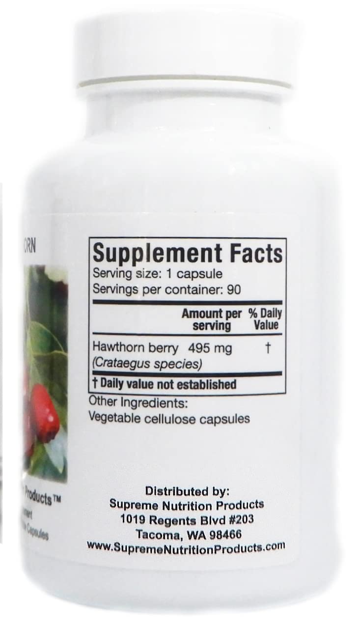 Nutrition Products Hawthorn Berry 82g side view