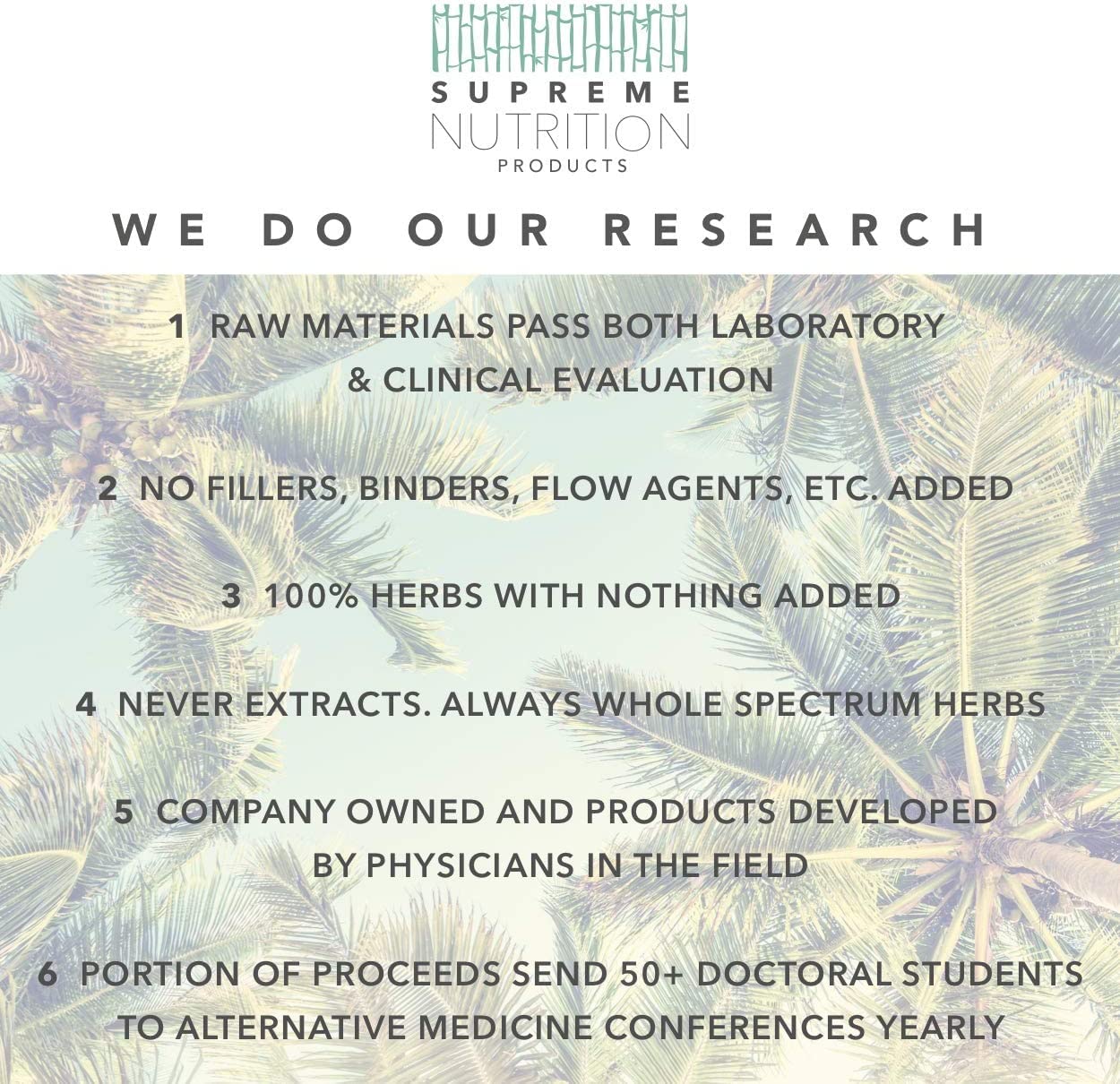 Nutrition Products Mimosa Seed packaging details