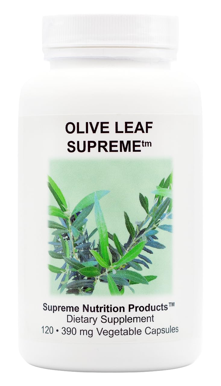Nutrition Products Olive Leaf Capsules 100g front view