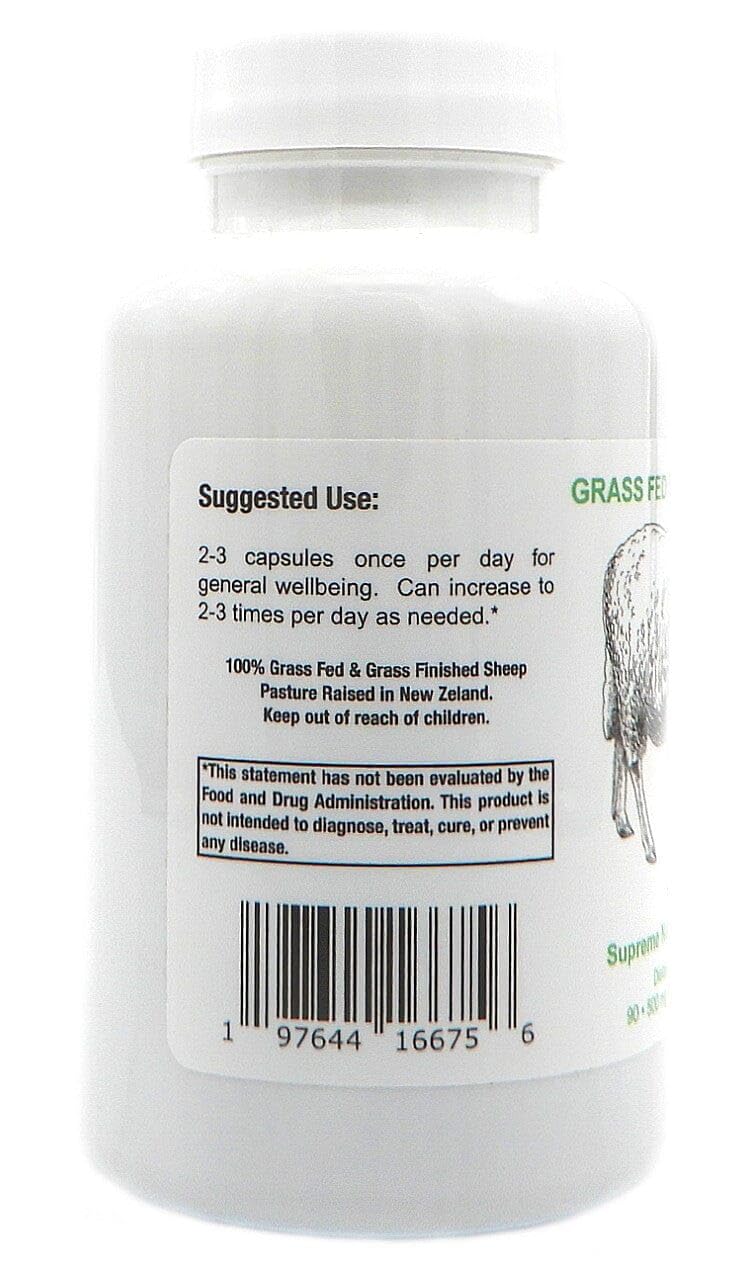 Nutrition Products Ovine Thymus packaging details