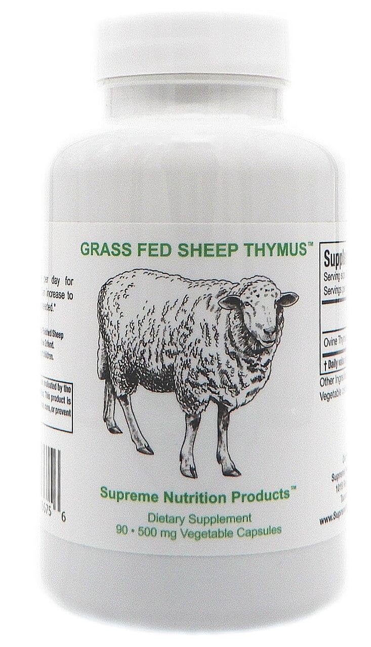 Nutrition Products Ovine Thymus supplement front view