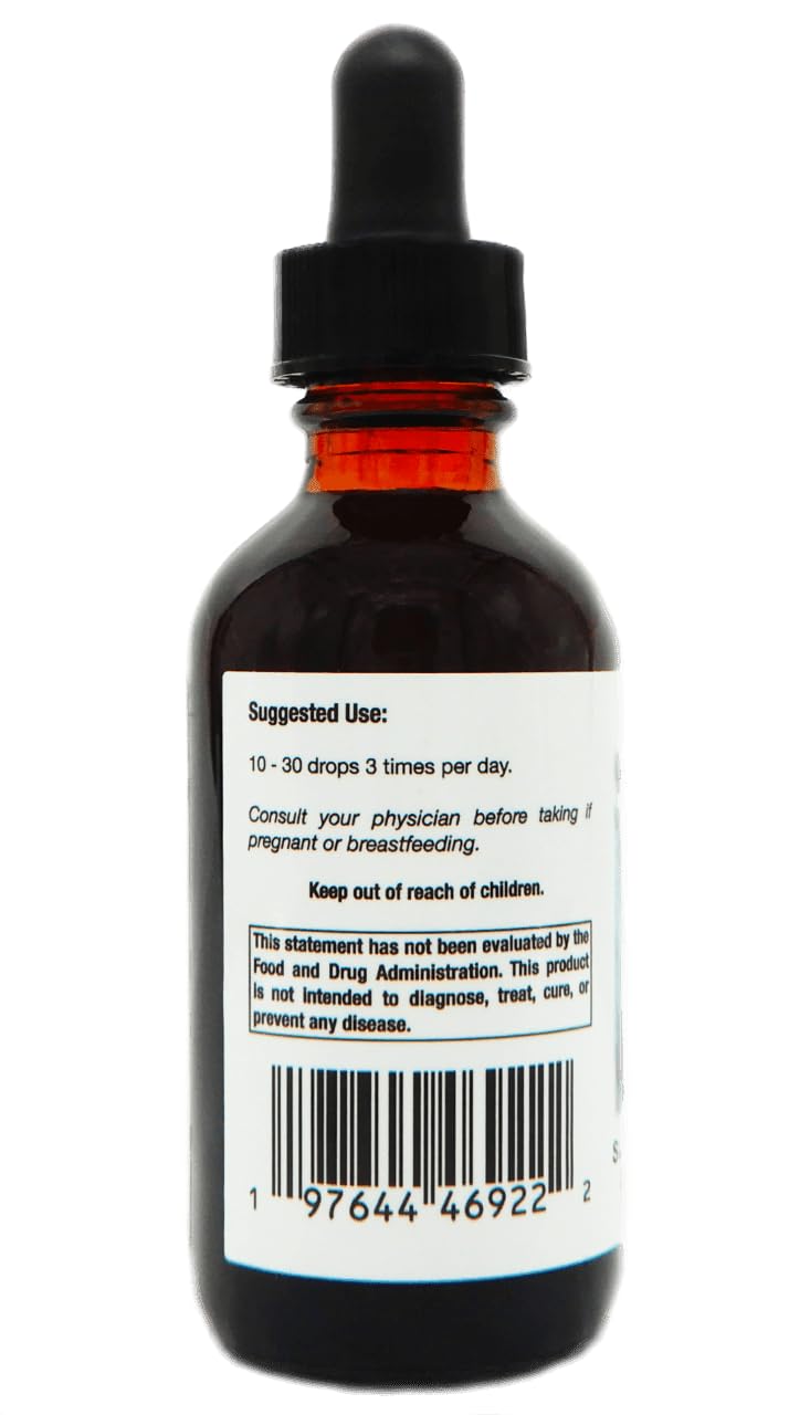 Nutrition Products Usnea Tincture 142g back view
