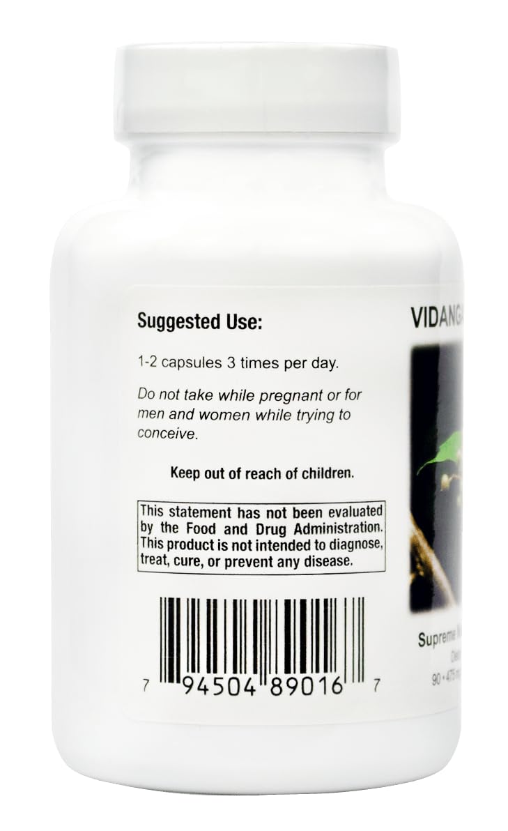 Nutrition Products Vidanga Supplement 100% Pure packaging