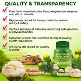 Nutrition Restore Lion's Mane Mushroom Capsules 850mg packaging