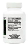 Nutrition Sarsaparilla Capsules side view showing dosage details