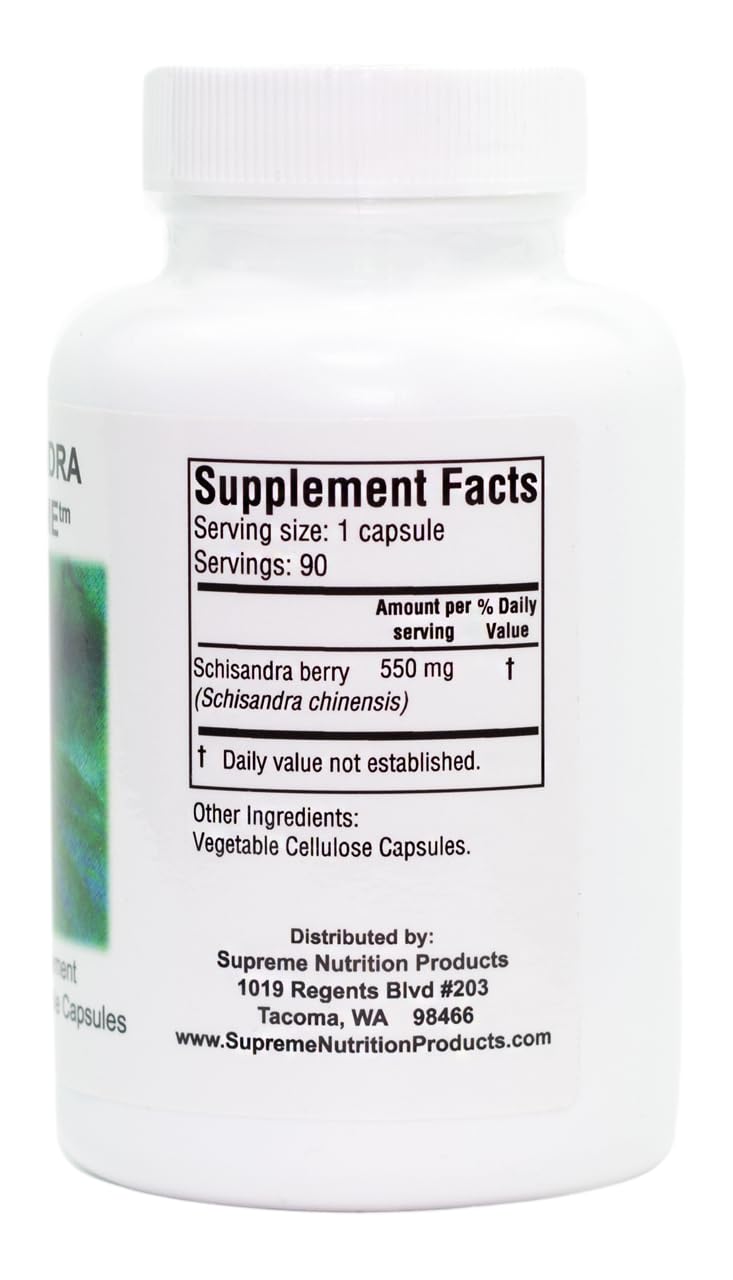 Nutrition Schisandra Berry Capsules packaging