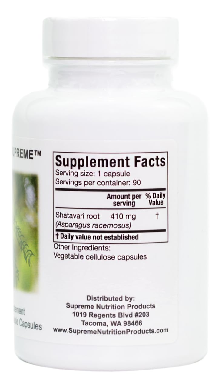 Nutrition Shatavari Root Capsules packaging