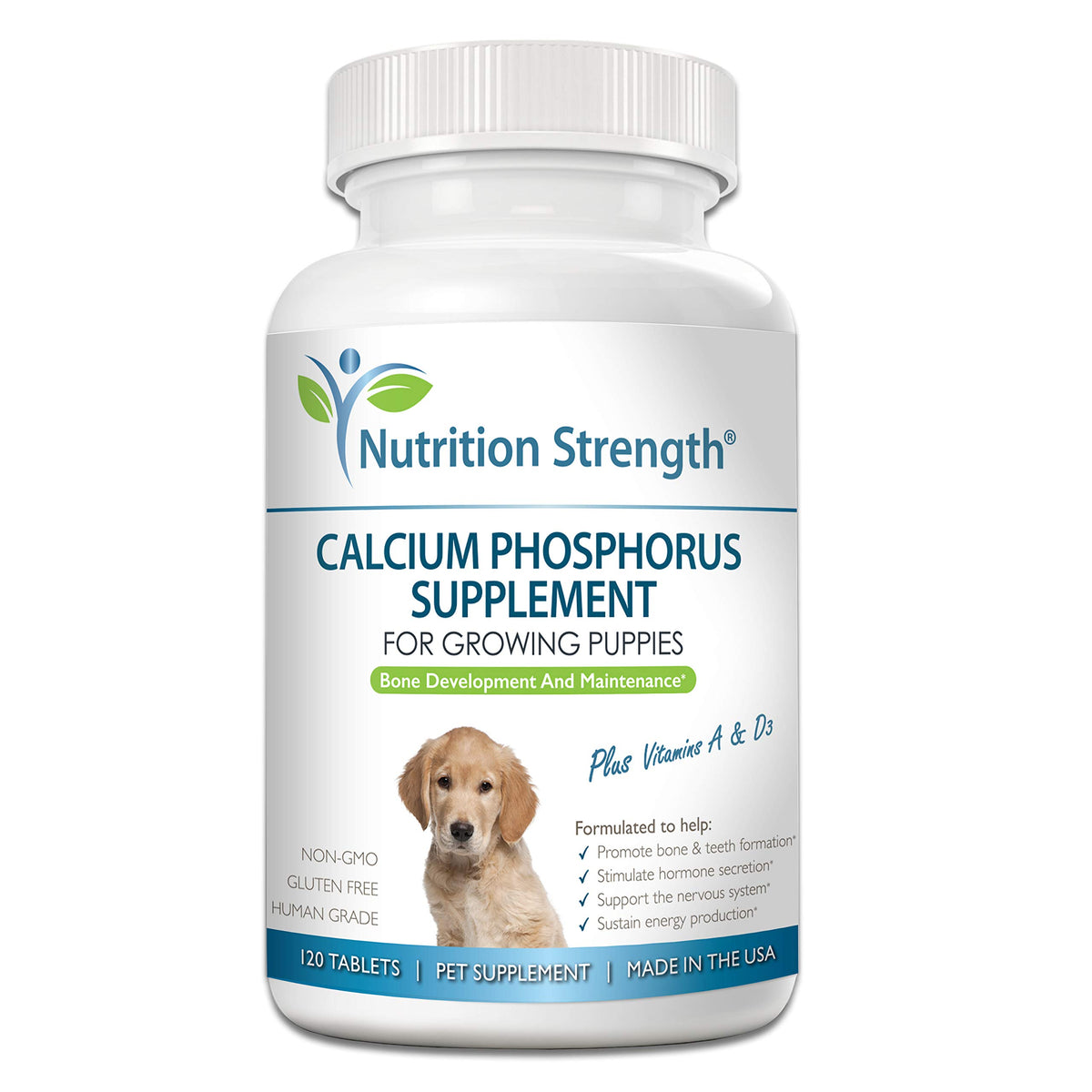 Nutrition Strength Calcium & Phosphorus Chewables front view