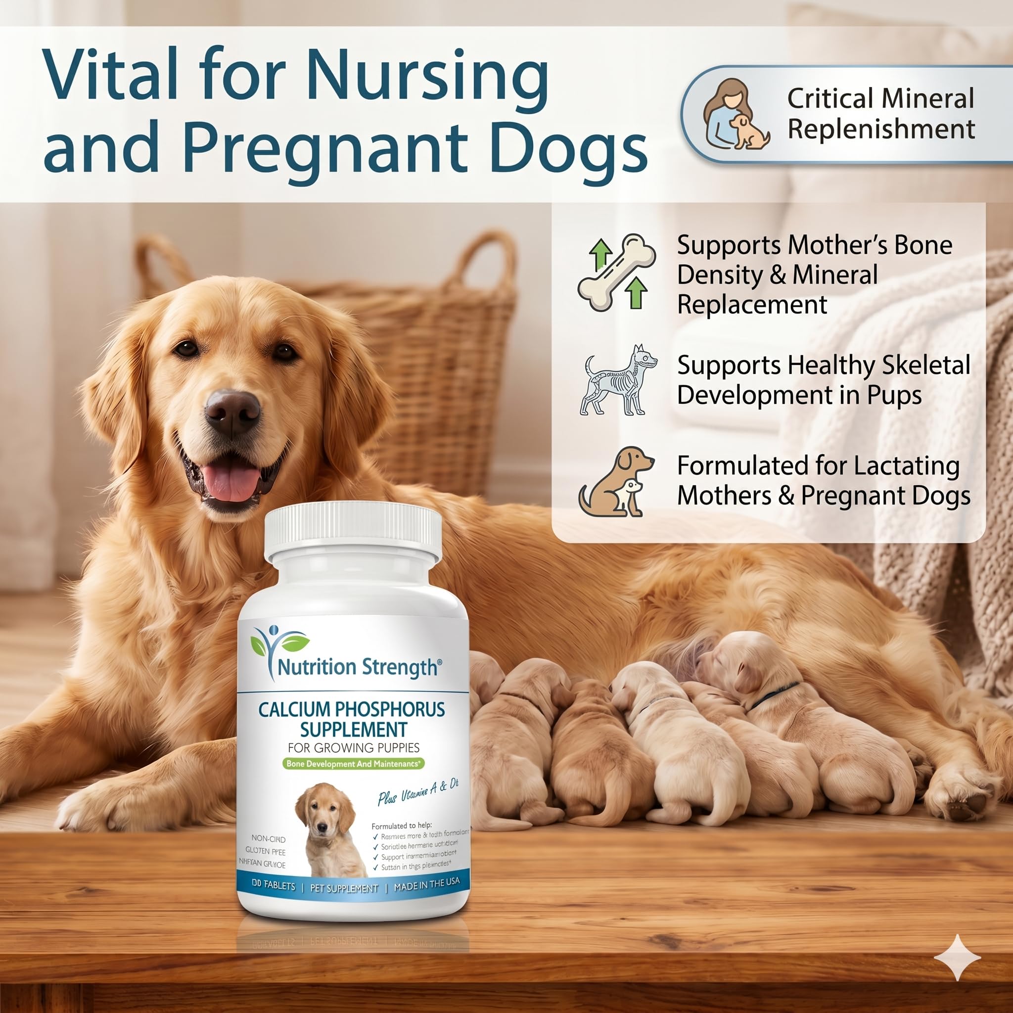 Nutrition Strength Calcium & Phosphorus Chewables ingredients list