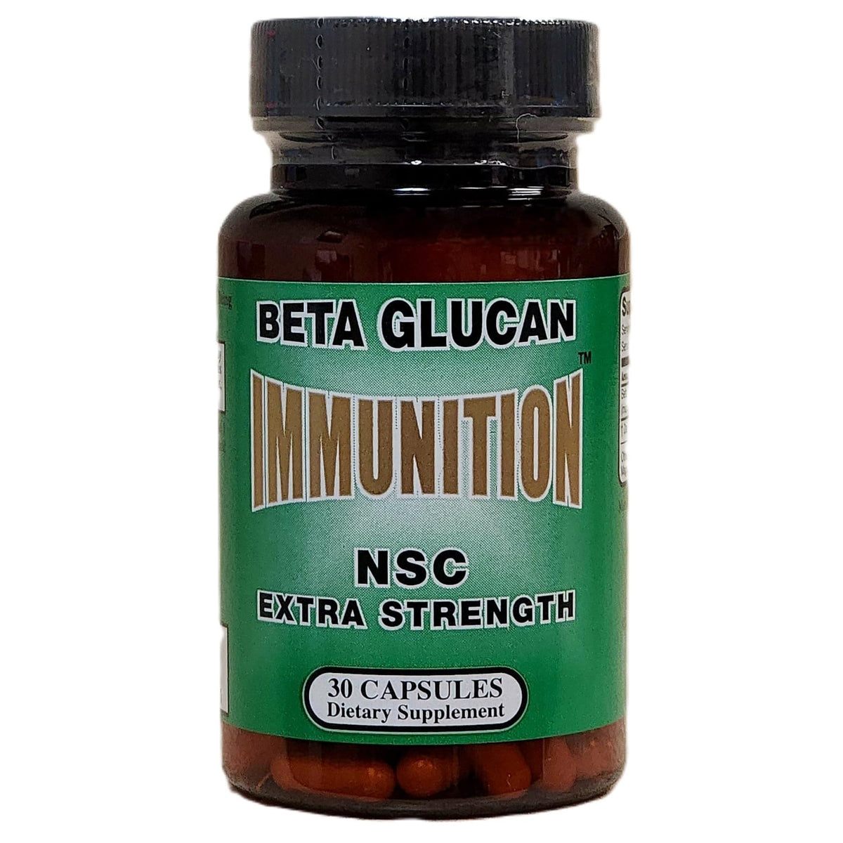 Nutrition Supply Nsc100 Beta Glucan 10 MG capsule bottle front view