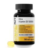 NUTRITION29 Vitamin D3 5000 IU supplement bottle front view