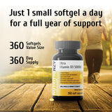 NUTRITION29 Vitamin D3 5000 IU supplement in a lifestyle setting