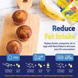 Nutritional Designs Banana Flakes Powder carton size comparison