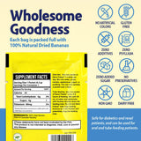 Nutritional Designs Banana Flakes Powder mixed in a smoothie