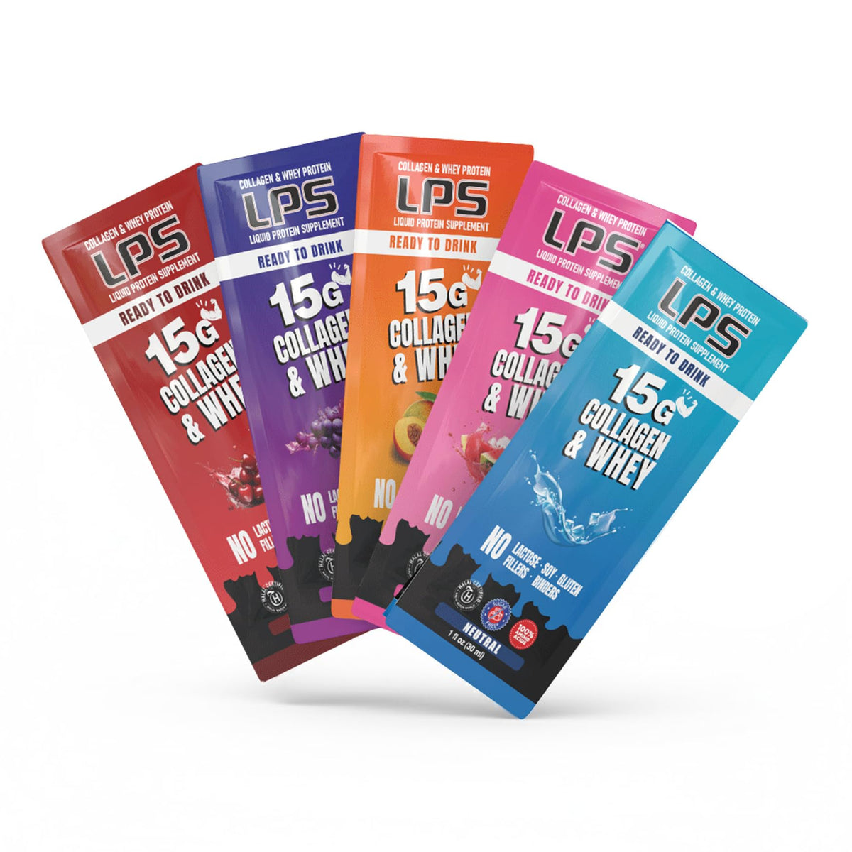 Nutritional Designs Collagen & Whey Protein Supplement individual packet front view