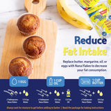 NUTRITIONAL DESIGNS Dried Banana Dietary Fiber 871g opened pouch