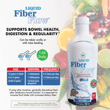 NUTRITIONAL DESIGNS Liquid Fiber Flow 28g bottle on kitchen counter