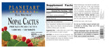 Nutritional information of Planetary Herbals Blended Vitamin & Mineral Supplement