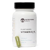 Nutritional Roots Plant-Based Vitamin D3 + K2 supplement front view
