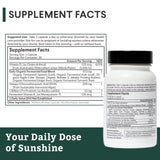 Nutritional Roots Vitamin D3 + K2 supplement capsule close-up