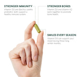 Nutritional Roots Vitamin D3 + K2 supplement packaging