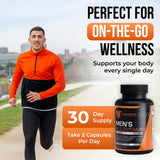 NutriTorch Multivitamins for Men bottle with measuring spoon