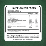 Nutritunes B Complex Gummies showing serving size
