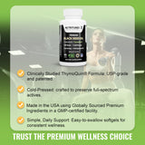 Nutritunes Black Seed Oil Softgels label details