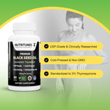 Nutritunes Black Seed Oil Softgels lifestyle scene