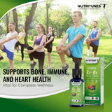 Nutritunes Liquid K2 D3 Drops label close-up