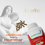 Nutritunes LiverEzy bottle with 30 capsules