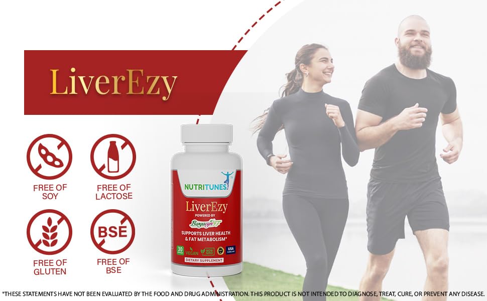 Nutritunes LiverEzy capsules with a glass of water