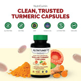 Nutritunes NutriCumin Curcumin Supplement back view of packaging