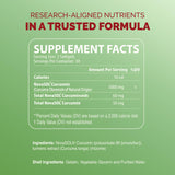 Nutritunes NutriCumin Curcumin Supplement side view showing softgels