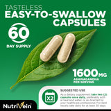 Nutrivein Ashwagandha ingredients list