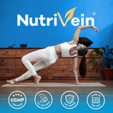 Nutrivein Berberine + Ceylon Cinnamon capsules bottle top view