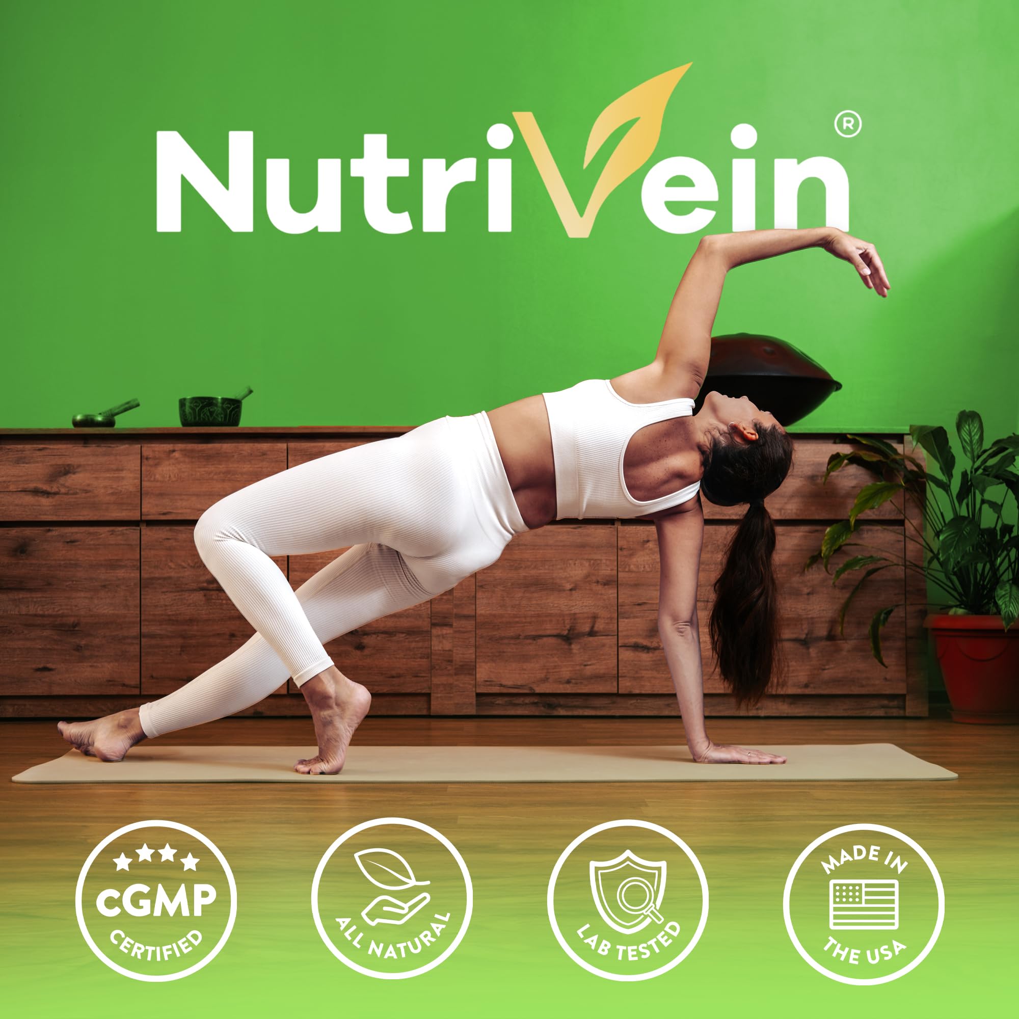 Nutrivein DIM Supplement 400mg with a measuring spoon