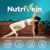 Nutrivein Irish Sea Moss Capsules lifestyle scene with healthy foods