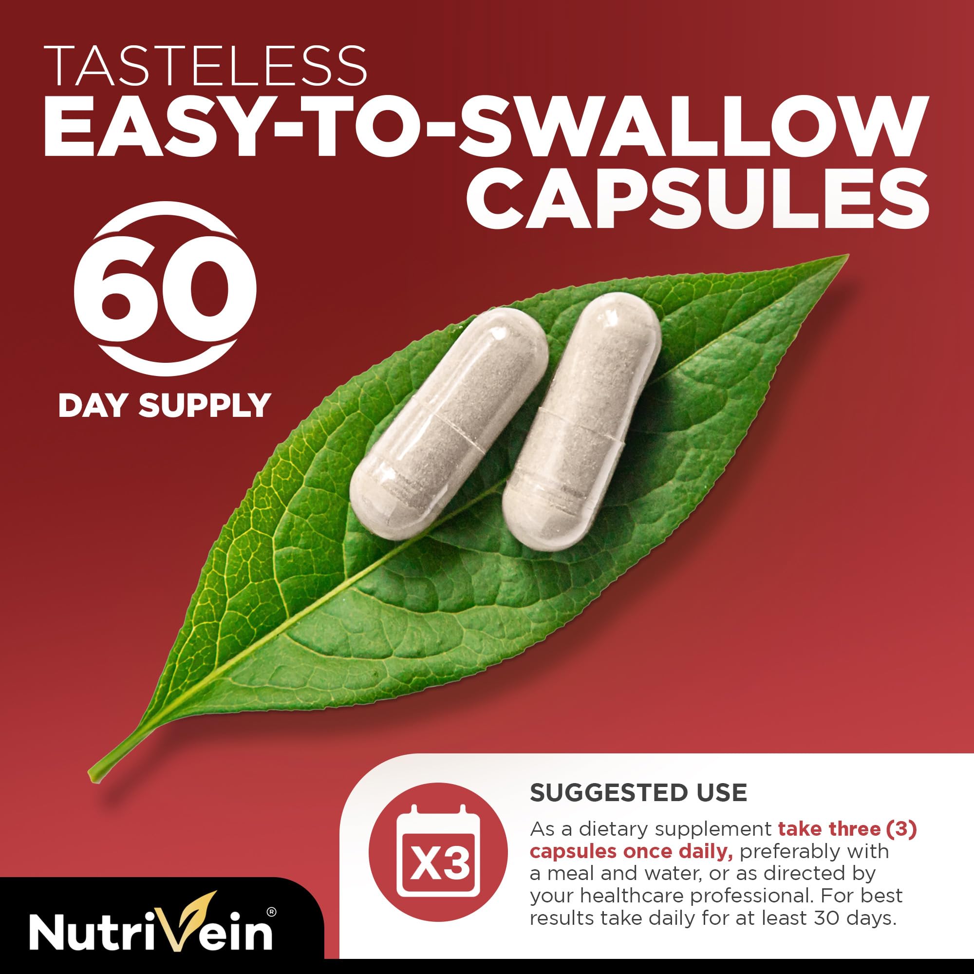 Nutrivein Korean Red Ginseng Capsules bottle with label
