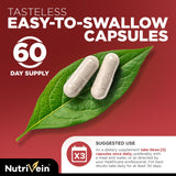Nutrivein Korean Red Ginseng Capsules bottle with label