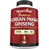 Nutrivein Korean Red Ginseng Capsules front view