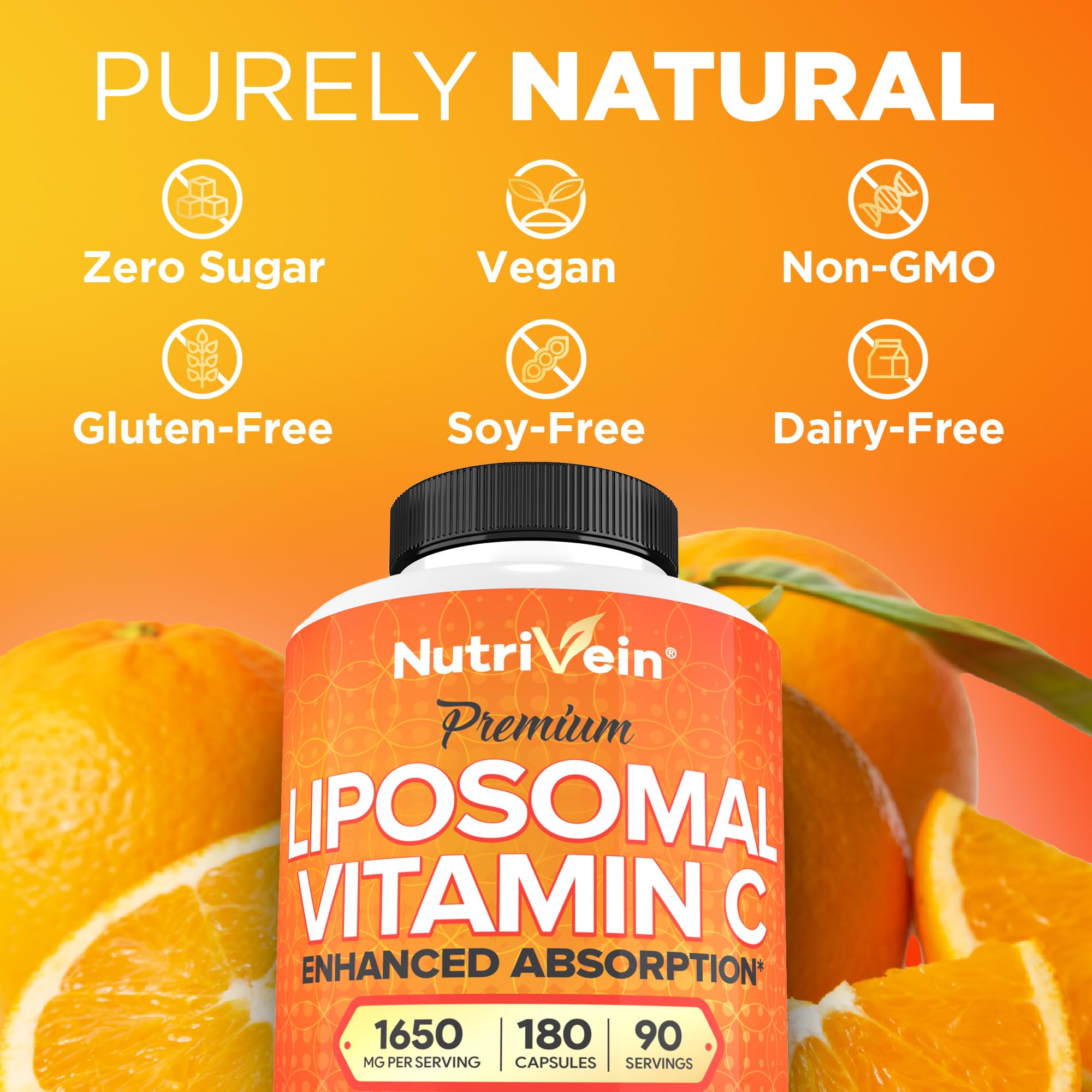 Nutrivein Liposomal Vitamin C 1000mg supplement lifestyle scene