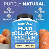 Nutrivein Multi Collagen Capsules close-up of capsules