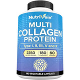 Nutrivein Multi Collagen Capsules front view with packaging