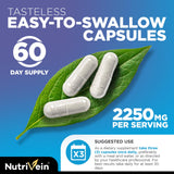 Nutrivein Multi Collagen Capsules showing open bottle with capsules