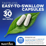 Nutrivein Resveratrol NAD+ Supplement capsules in hand
