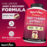 Nutrivein Tart Cherry Extract Capsules close-up of capsules