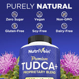 Nutrivein TUDCA+ bottle with Milk Thistle Extract