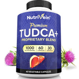 Nutrivein TUDCA+ Liver Extract 1000mg bottle front view